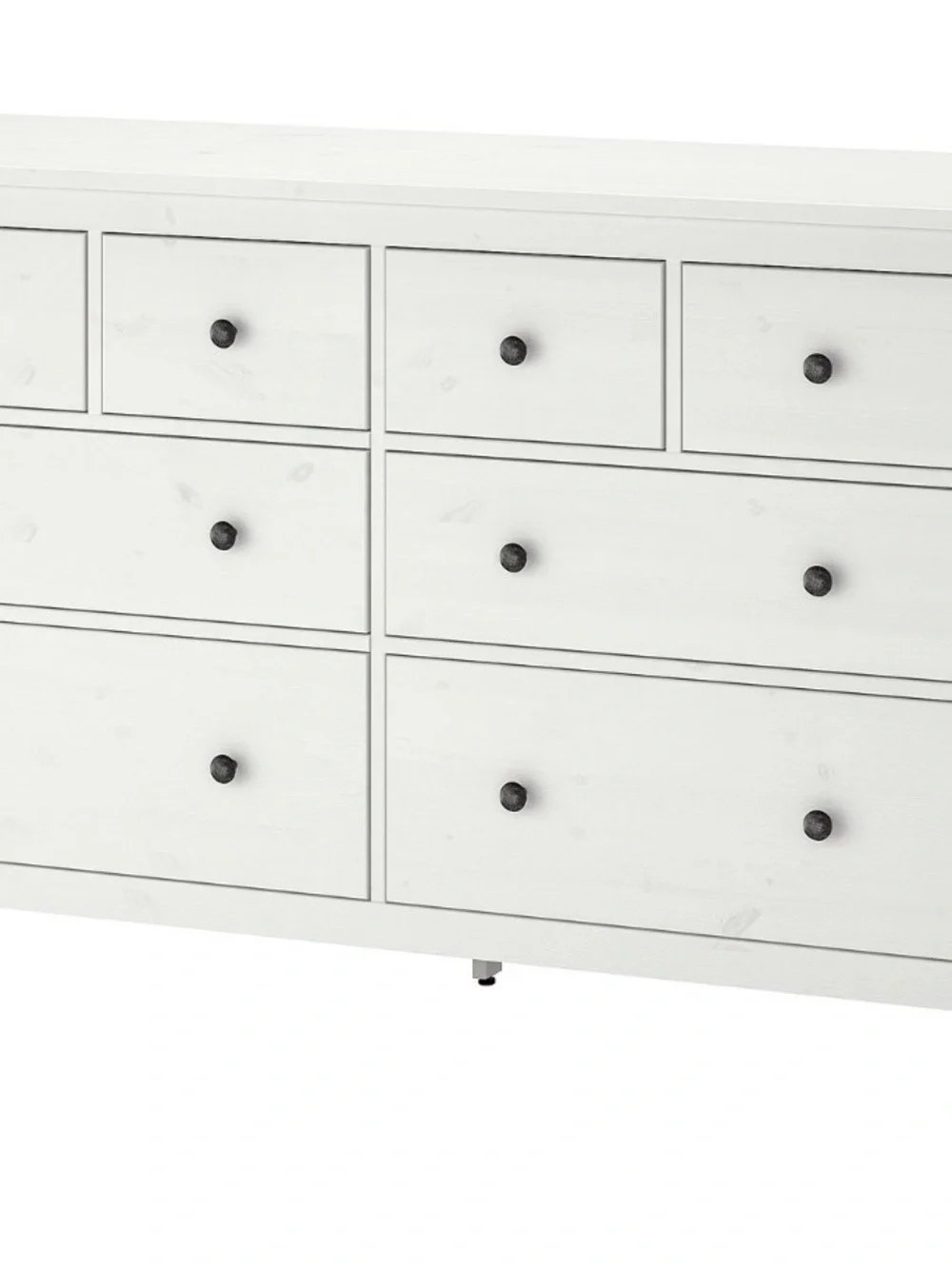 12- Black IKEA Hemnes Dresser Knob